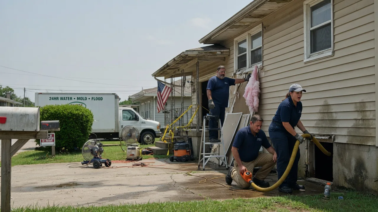 Water Damage Repair in Oaktown, IN near me